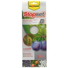 Biele dosky Stopset B na ochranu rastlín.