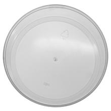 Priesvitná miska s priemerom 16 cm a výškou 2,5 cm.