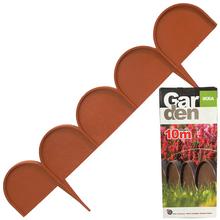 Obruba zatĺkacia terakota 10m, IKRA Garden Line.