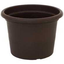 Hnedý kvetináč Campanula s priemerom 28 cm a výškou 19,6 cm.