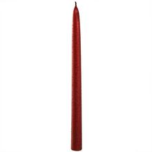 Červená kónická sviečka DRAPANA ŠPIC 25