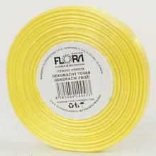 Žltá saténová stuha 6mm/20m