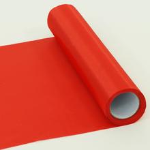 Červená saténová rolka 32cm x 6m