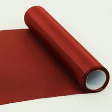 Satenová rolka v bordovej farbe, 32 cm x 6 m.