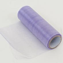 Fialová organza rolka 16cm x 6m
