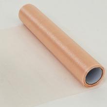 Organza rolka v marhuľovej farbe, 32 cm x 6 m.