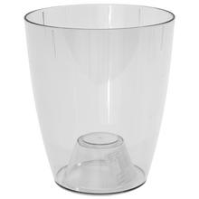 Priehľadný obal na orchideu s priemerom 15 cm.