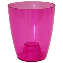 Fialový obal na orchideu s priemerom 15 cm.