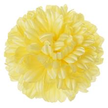 Umelá chryzantéma krémová s priemerom 14 cm.