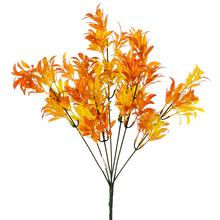 Umelé kvety - zápich mini lístky v oranžovej farbe.