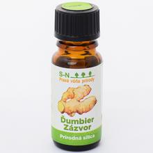 Fľaštička s prírodnou silicou ĎUMBIER-ZÁZVOR 5ml.