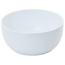 Biely keramický obal misa Basel s priemerom 20 cm a výškou 9 cm.