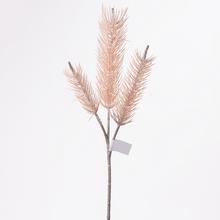 Umelá borovica zasnežená lososová 52 cm