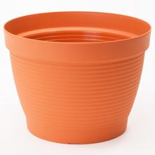 Kvetináč Agawa 30 cm v oranžovej farbe.