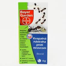 Gél na mravce Bayer Garden 4g v obale s mravcami.
