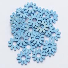 Modré kvietky na aranžovanie, 2 cm, balenie 60 kusov.