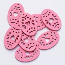 Ružové veľkonočné vajíčka s výrezmi, balenie 40 kusov.