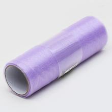 Fialová organza rolka 16cm x 6m.