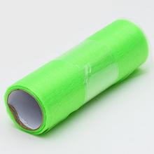 Organza rolka v zelenej farbe 45, rozmer 16cm x 6m.