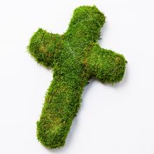 Mossový kríž 30 cm