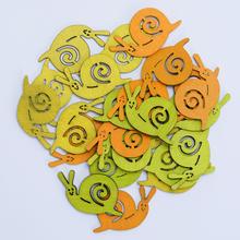 Miešané farebné výrezy slimákov v rôznych farbách.