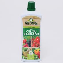 Fľaša biologického hnojiva NATURA na celú záhradu 1L.