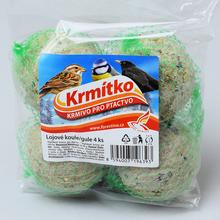 Krmítko - Lojová guľa 4ks v balení.