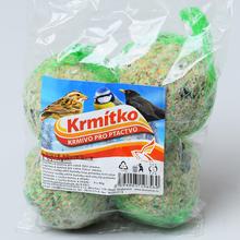 Krmítko - Lojová guľa s bylinami v balení po 4 kusoch.