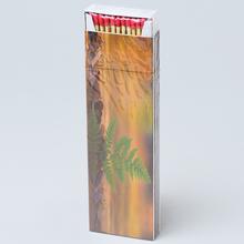 CAMINO MAXI zápalky 20cm, 45ks v obale s prírodným motívom.