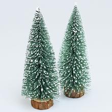 Vianočné stromčeky na pni, zelené, 20 cm, sada 2 kusy.