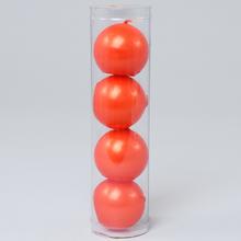 Sviečky guľa 45 v tube, metálová oranžová farba.