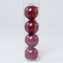 Sviečky guľa 45 v tube bordovej farby.