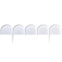 Biela zatĺkacia obruba IKRA GARDEN LINE