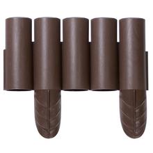 Hnedá palisáda IPALPLUS s rozmermi 2,35m x h25/15cm.