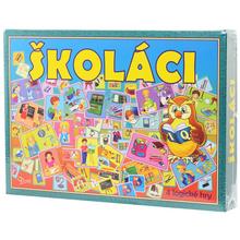 IQ HRA ŠKOLÁCI - stolová hra s logickými úlohami pre deti.