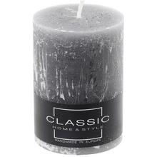 Sviečka RUSTIC CLASSIC v tmavo sivej farbe.