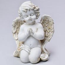 Modliaci anjel v hnedej farbe, 17 cm.