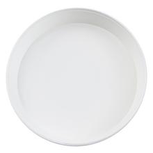 Biela okrúhla miska s priemerom 20 cm.