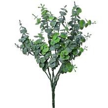 Umelý zápich eukalyptu v svetlozelenej farbe, 36 cm.