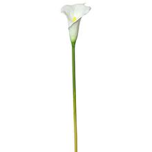 Biela umelá kvetina Calla s dĺžkou 70 cm.