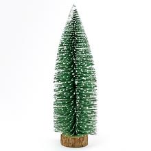 Vianočný stromček na pni s velvetovým povrchom, výška 45 cm.