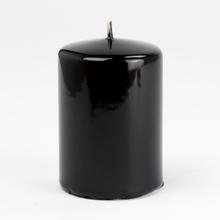 Čierna sviečka LUSTRO VAL.7X10