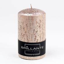 Ružová vianočná sviečka BRILLANTE MET.VAL.70/120