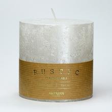 RUSTIKÁLNA METALICKÁ SVIEČKA 9x9 PERLA