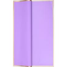 Fólia bal. papier fialová so zlatým lemom 60x60 cm