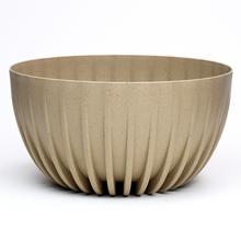 Dizajnová misa MIRA ECO LATTE 30CM v béžovej farbe.