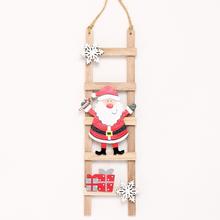 Záves rebrík so Santom z dreva