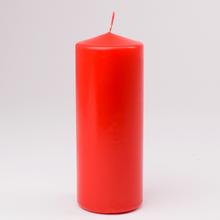 Červený hladký sviečka