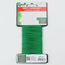 Záhradný drôt na rastliny 3mm x 6m v zelenej farbe.