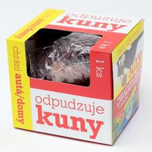 Pachový odpudzovač kún v balení.